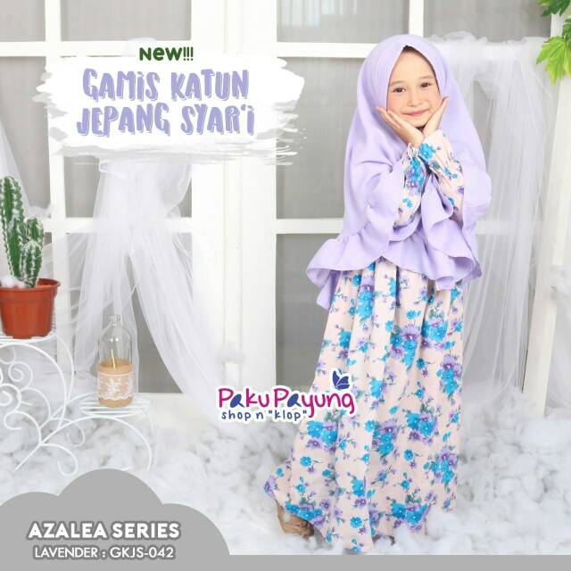 Gamis anak paku payung AZALEA