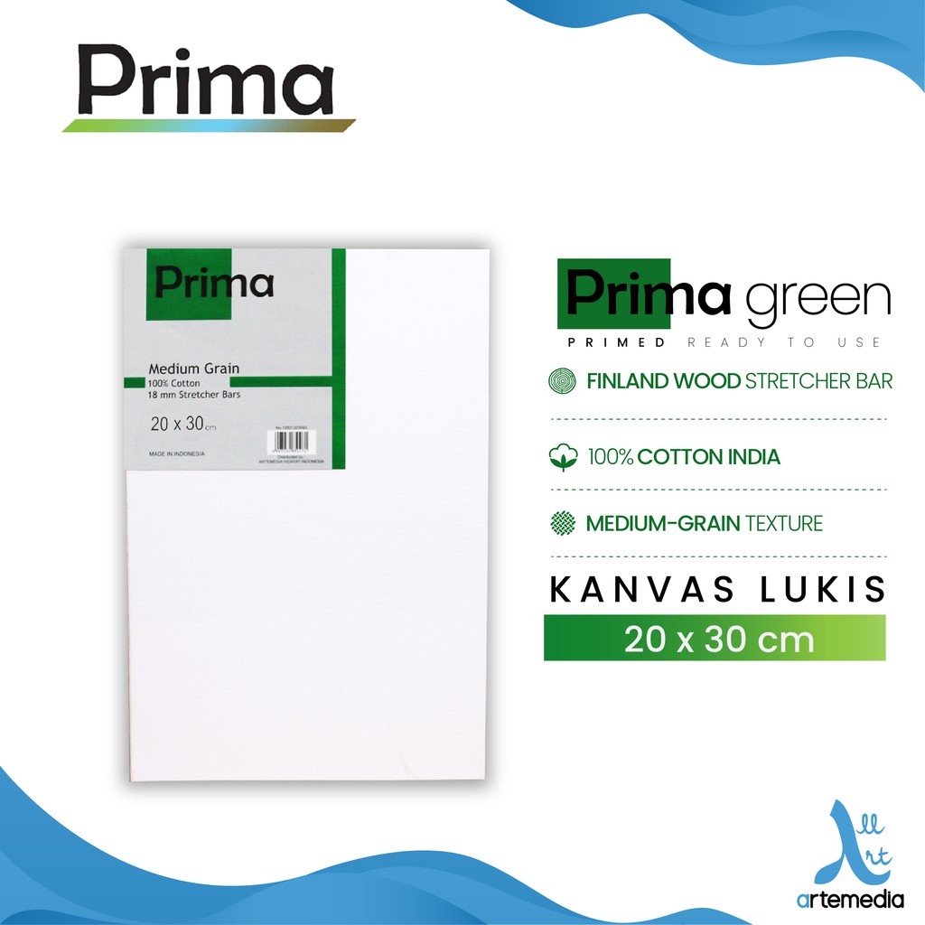 

Kanvas Lukis Prima Green 20x30cm Cotton Canvas