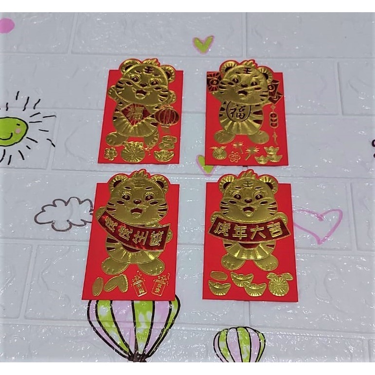 

Angpao Imlek Shio Macan Premium Lucu Murah LL1103 Dove Merah Emboss