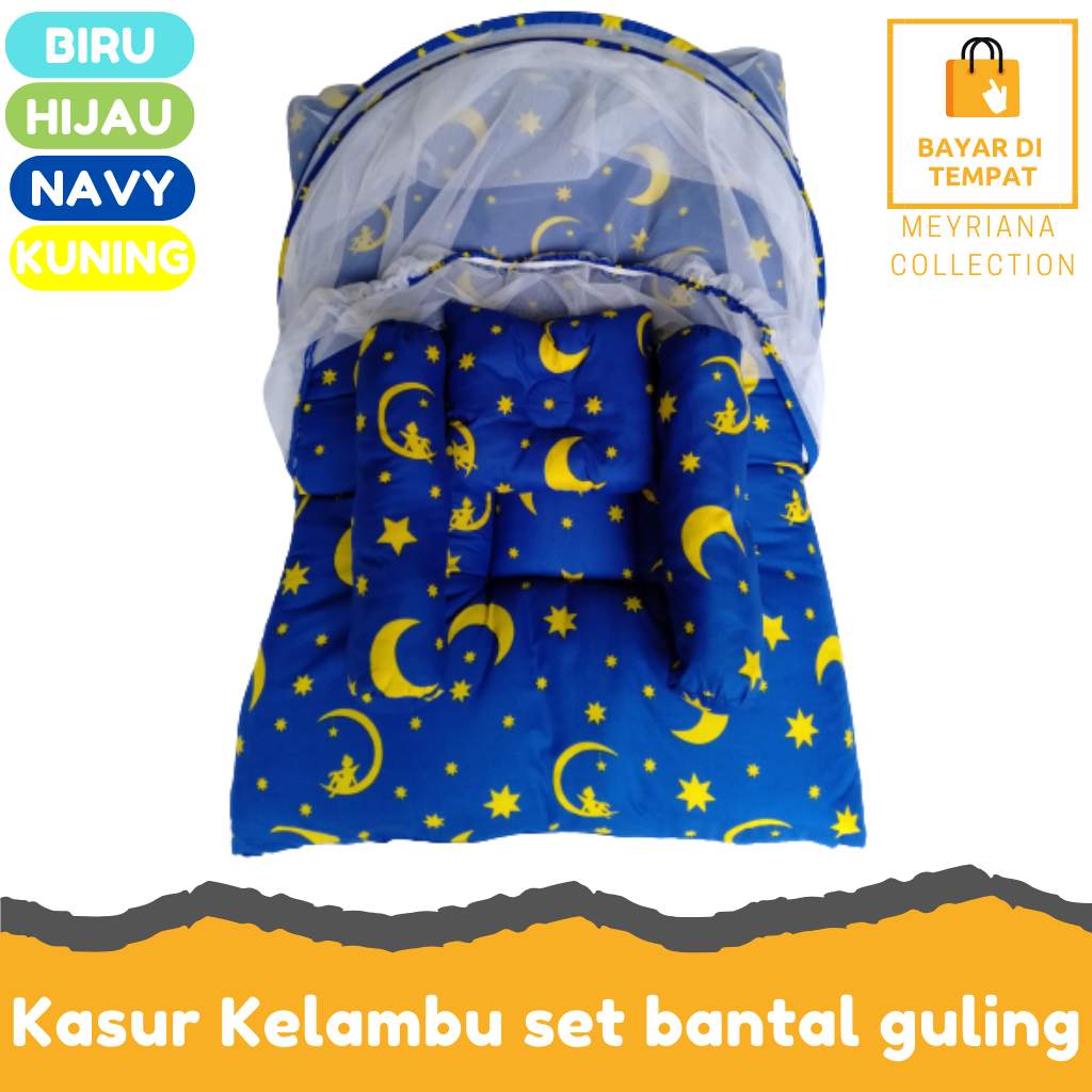 Kasur bayi kelambu / Kasur bayi satu set bantal guling