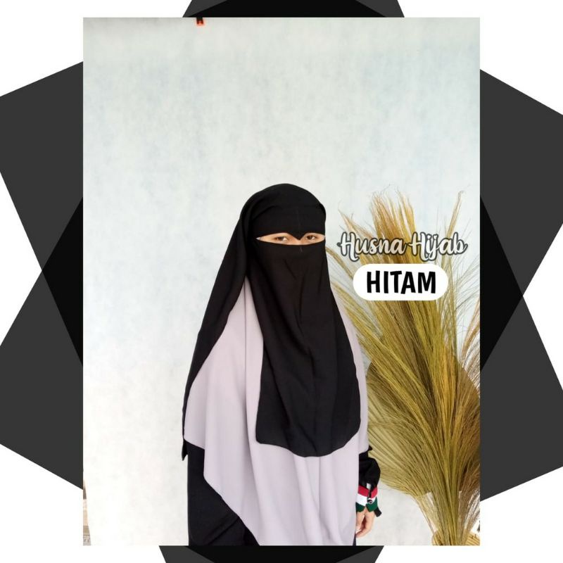 [HUSNA COLLECTION] Niqob Yaman Eagle Eyes / Yaman Long Elang / Niqab Elang / Yaman Elang