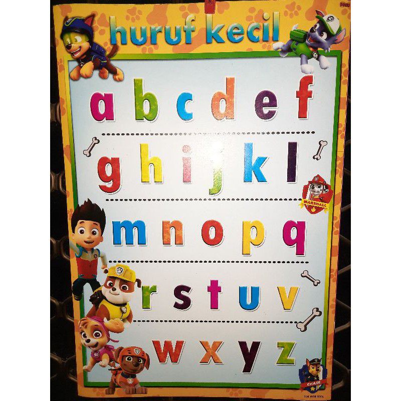 

Poster Edukasi Anak Mengenal Huruf Kecil
