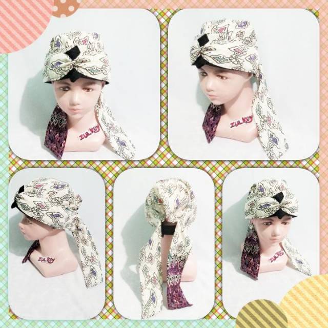 Ikat kepala bando totopong udeng blangkon khas sunda batik tradisional termurah anak anak bayi