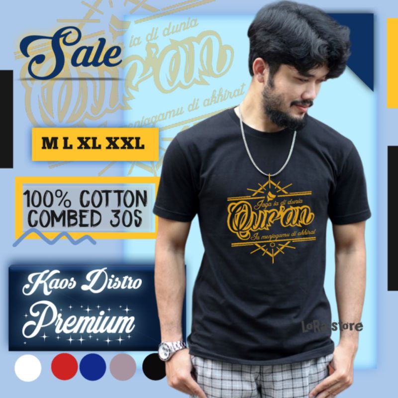 KAOS DAKWAH ISLAMI - KAOS QUR'AN - KAOS ISLAM - KAOS DAKWAH PRIA - KAOS ISLAMI PREMIUM - KAOS ISLAM