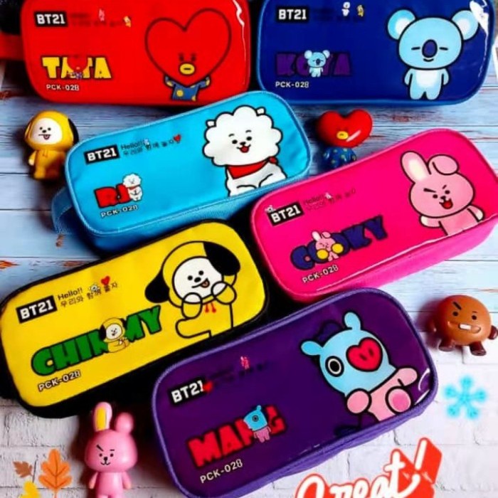 

Hari Ini Kotak Pensil Bt21 Special Edition - Pencil Case / Kotak Pensil Bts Terbatas