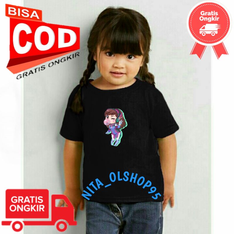 baju anak kartu, baju anak lucu, baju anak karakter robot girl