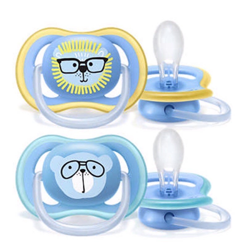 Philips Avent Ultra Air Pacifier 18m+ Orthodontic &amp; BPA Free Isi 2 / Empeng Avent