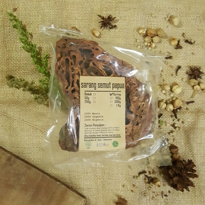 

SARANG SEMUT KERING 1 KG - Myrmecodia - MURNI - PREMUIM QUALITY