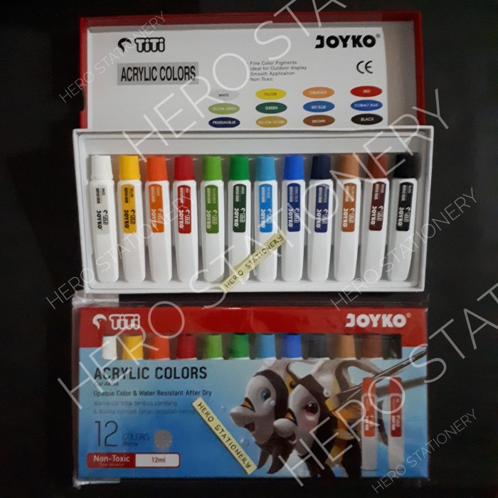 

Gilaa!!! Cat Akrilik Titi 12 Warna Ac-12Ml-12 Limited