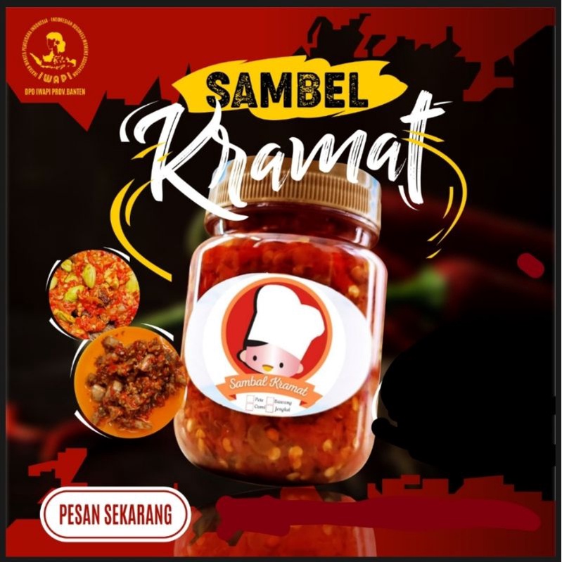 

Sambal kemasan/Sambal cumi/sambal Pete/sambal bawang by @Dapur kramat