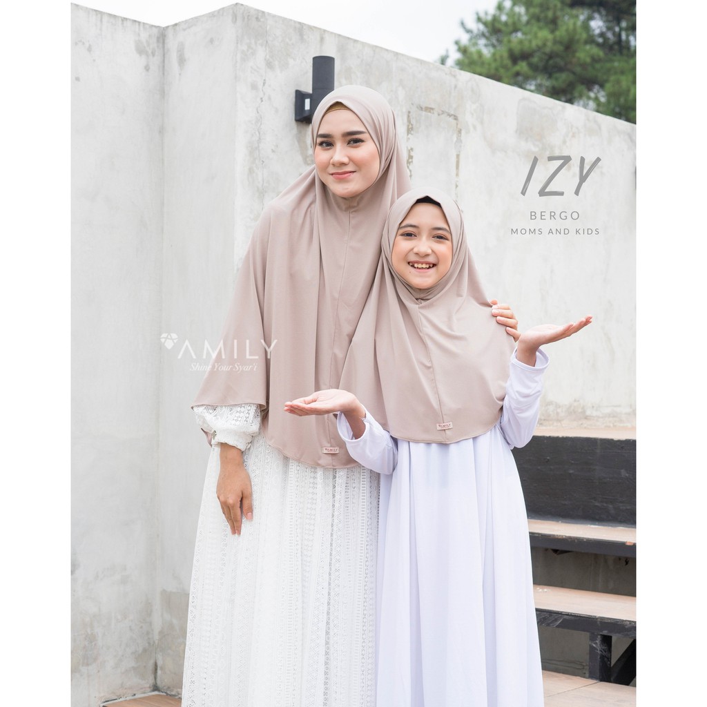 JILBAB DAILY IZY BERGO KIDS by Amily Hijab