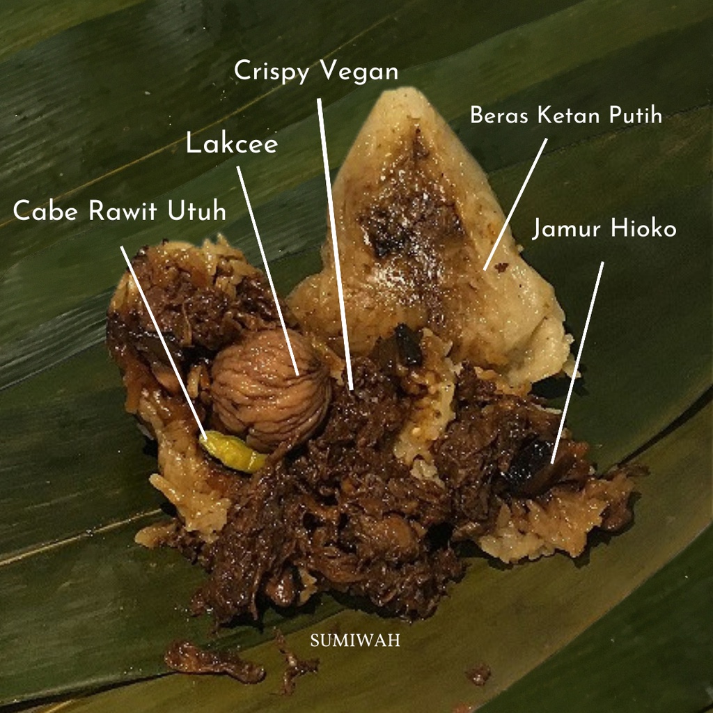 YUSUM Bacang / Bakcang Vegan Vegetarian Tanpa Telur