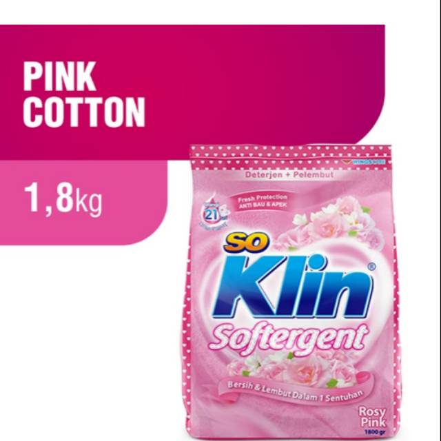 SOKLIN Powder Detergent Softergent 1.8 kg