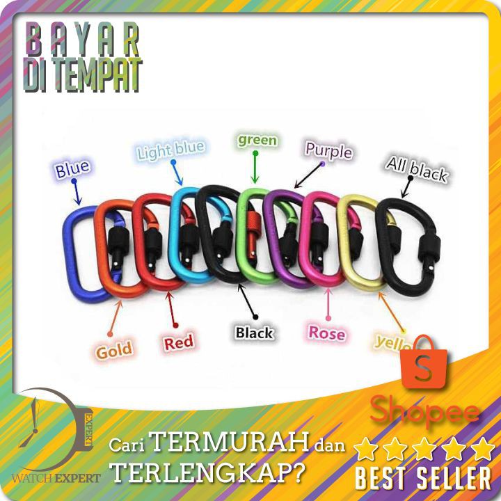 TERLARIS Karabiner Aluminium Quickdraw - LIXADA K12L