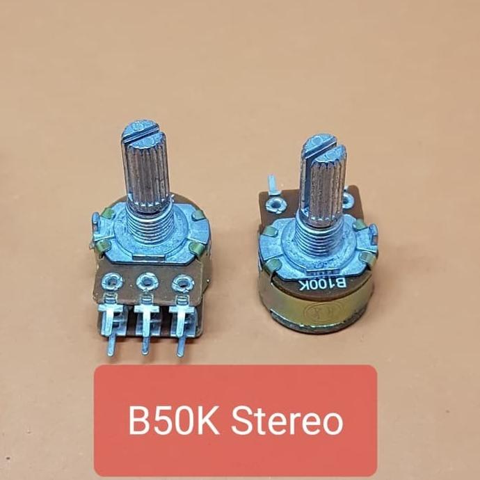 Rotary Potensio RX Klik Stereo B50K High Quality inovvt90 Ayo Beli