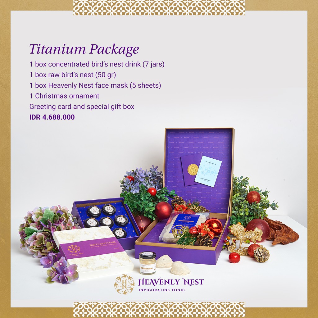 

Hamper Imlek Sarang Walet - Titanium Set