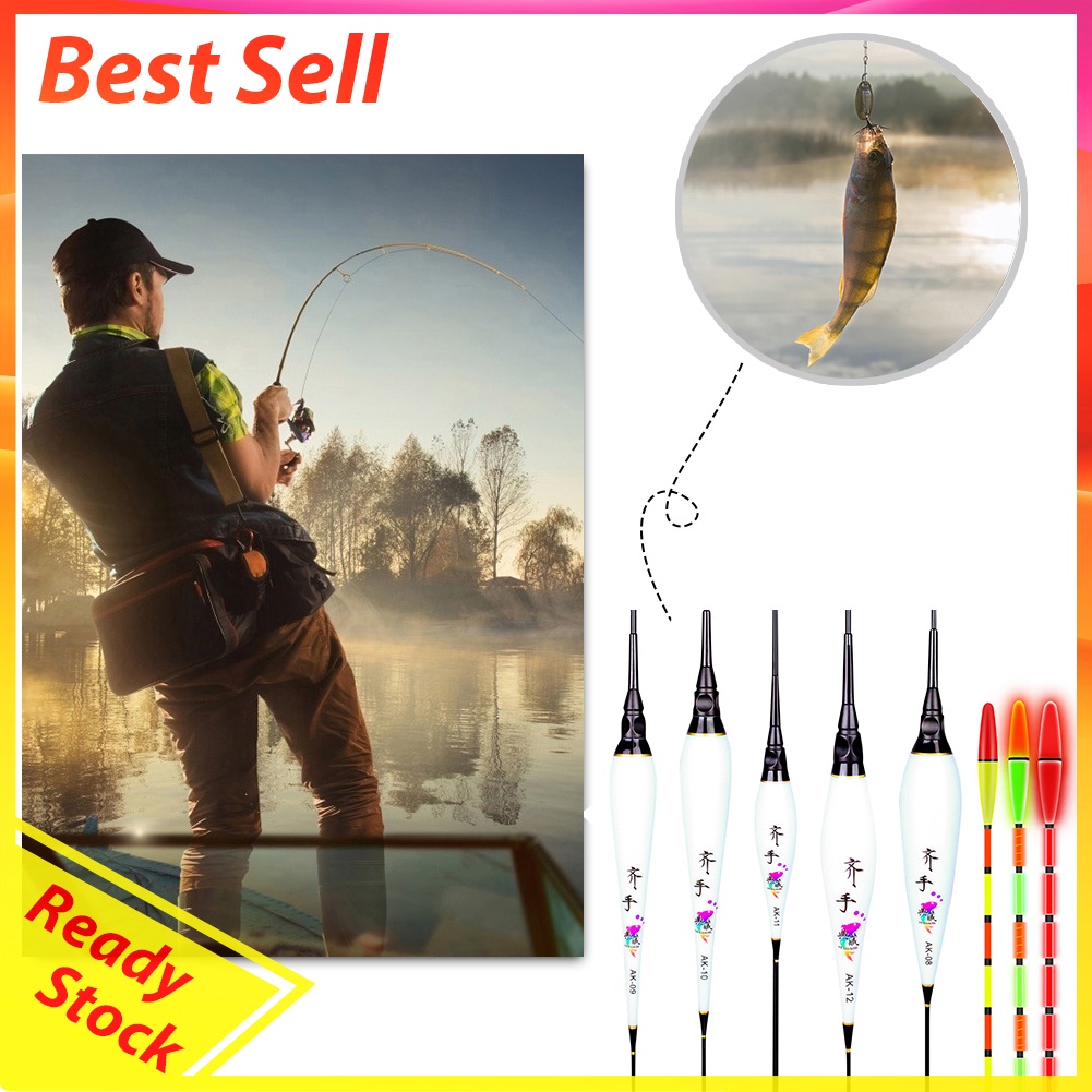 Electronic Bite Float LED Luminous Carp Fish Stick Bobber Fishing Tackle