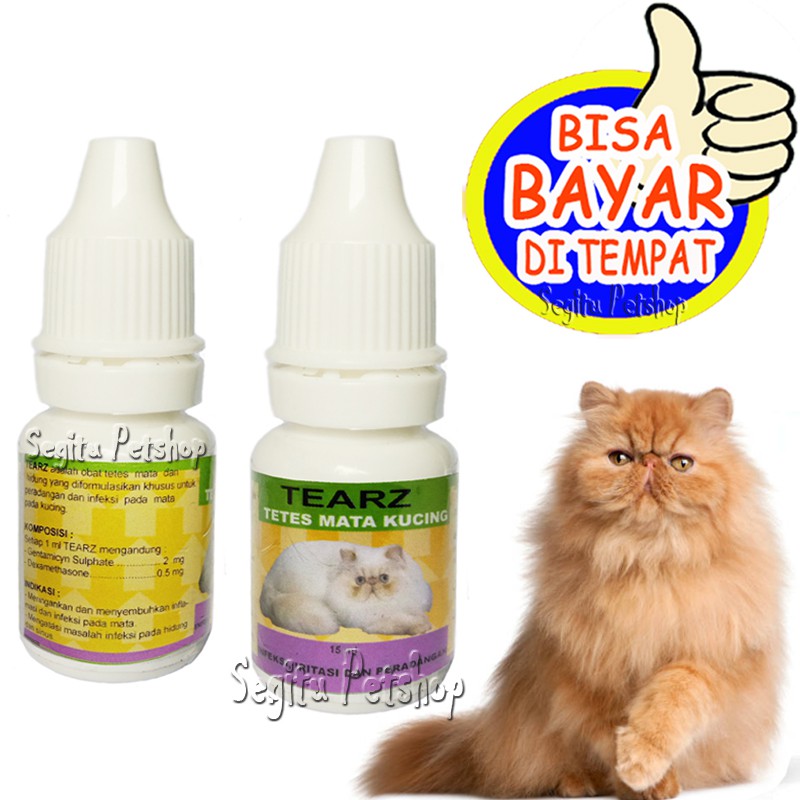 Obat Mata Kucing Tetes Kitten Sakit Merah Berair Tearz Shopee Indonesia