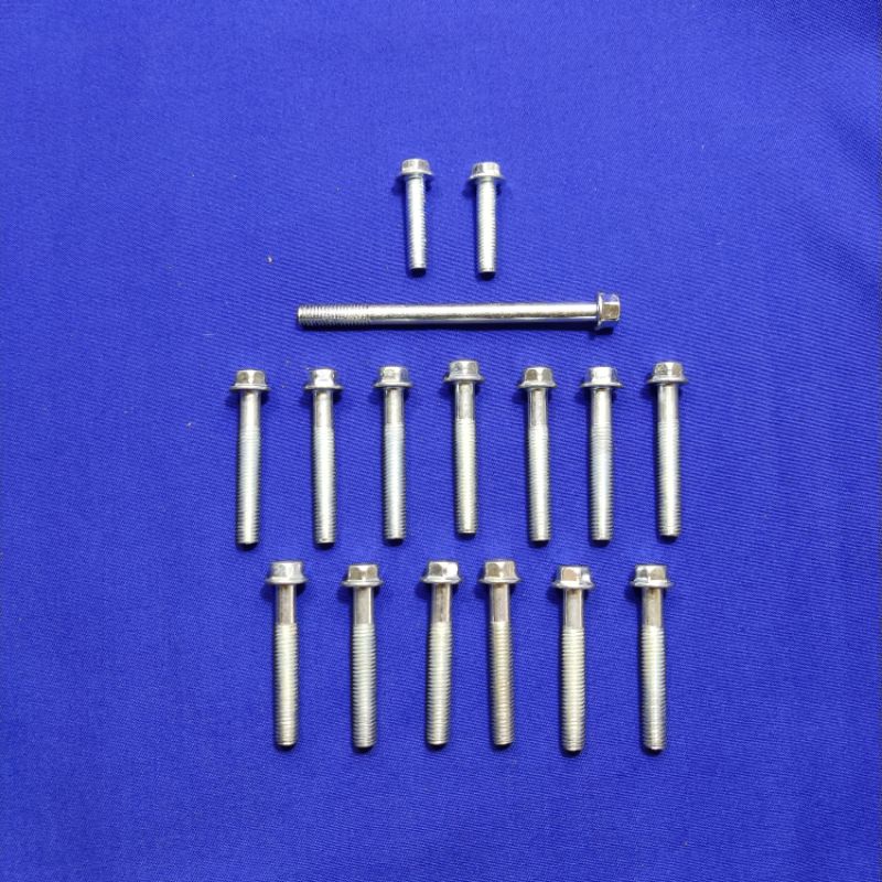 1 SET baut blok cvt baut cover cvt baut cvt bolt cvt beat fi scoopy fi vario 110