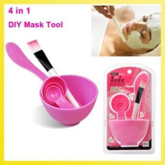 100Mangkok Masker set 4 in 1 / Tempat / Peralatan Mask Bowl