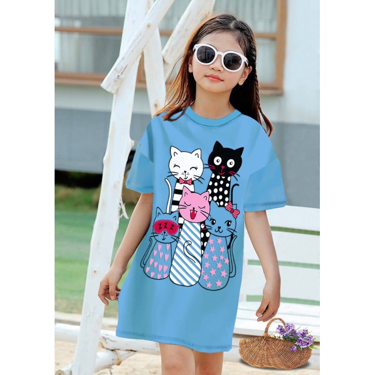 VINCE FASHION - DASTER ANAK CEWEK CAT TERBARU USIA 2-8 TAHUN