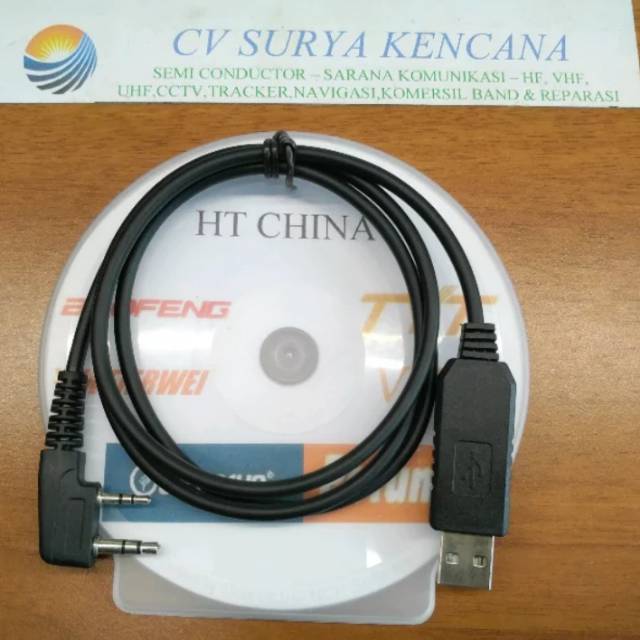 USB KABEL PROGRAM DAN SOFTWARE HT WOUXUN UV8D UV9D