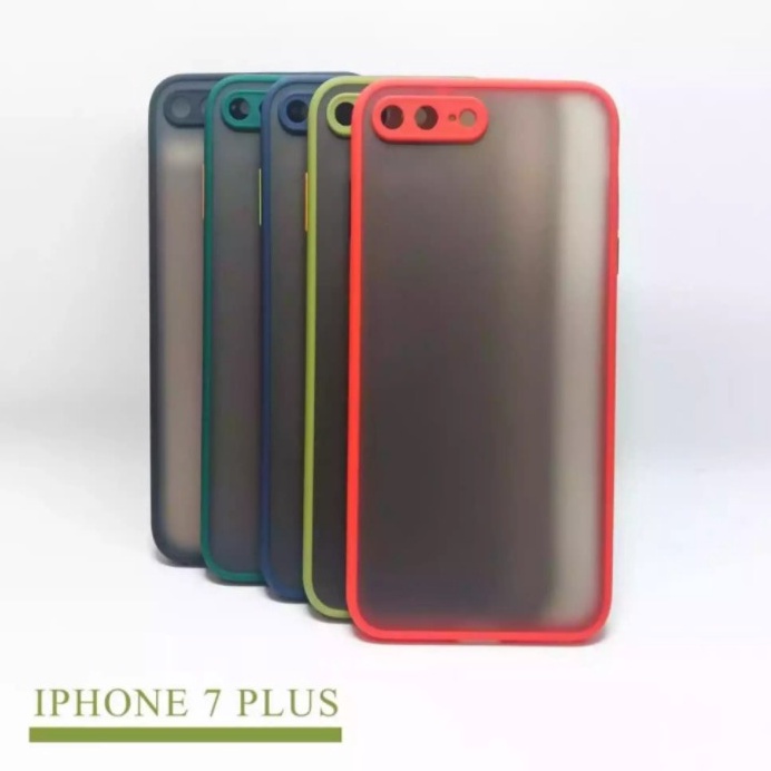 CASE MATTE IPHONE 7 PLUS IPHONE 8 PLUS TRANSPARAN FUZE MACARON MY CHOICE - FA