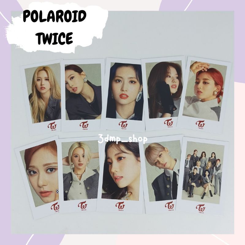 [10 lembar] Polaroid Twice eyes wide open