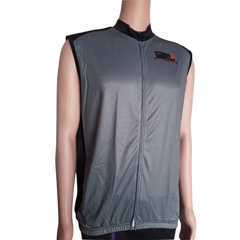 Rompi Sepeda jersey buntung vest windbreaker angin windstopper - NEW GREY