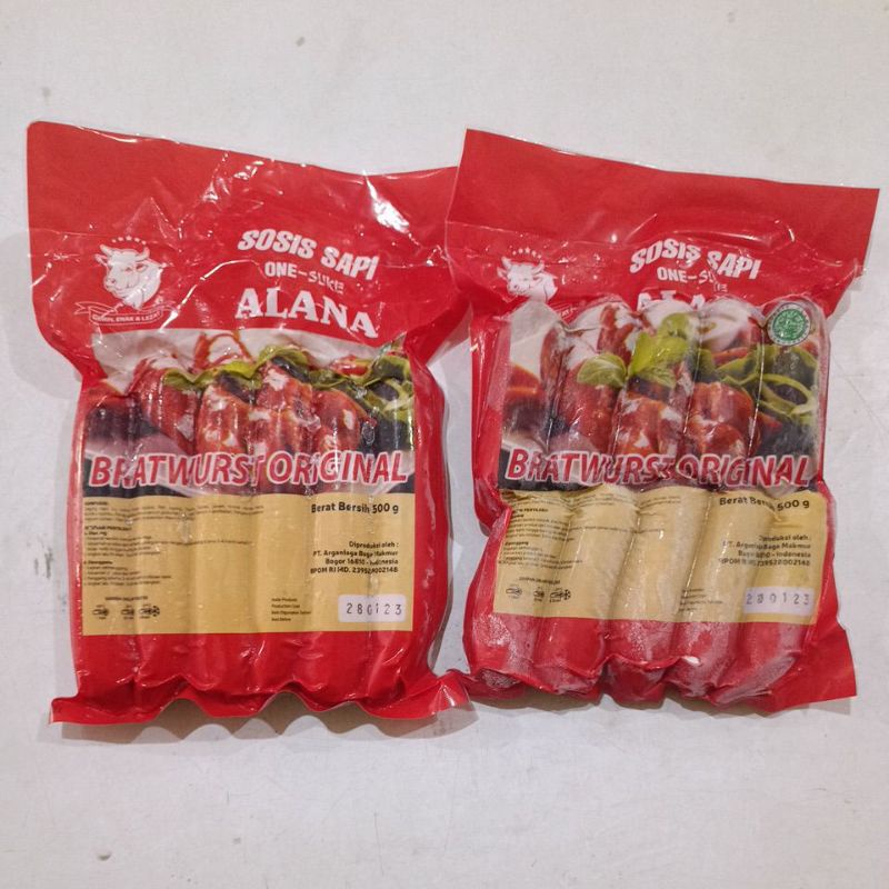 

Alana Dlanoe Sosis Sapi Original isi 10 500gr