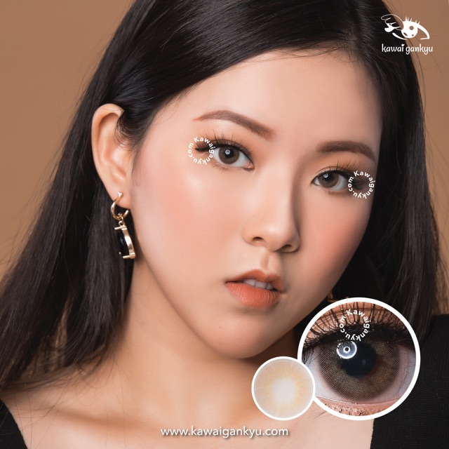 KawaiGankyu Softlens - Princess Vonvon Brown (1botol)