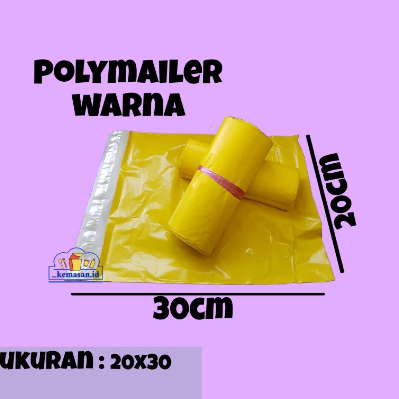 

POLYMAILER WARNA 20X30 50PCS