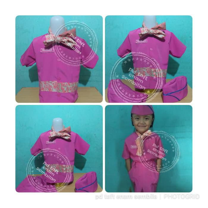 Seragam anak pramugari | stelan pramugari anak | baju pramugari anak
