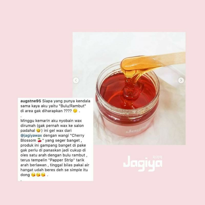 Jagiya Sakura Cherry Blossom Waxing Kit/ Sugar Wax/ Perontok Bulu/ Penghilang Bulu