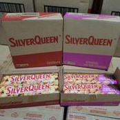 

coklat Silverqueen 25gr mede dan almond isi 10pc Prbox