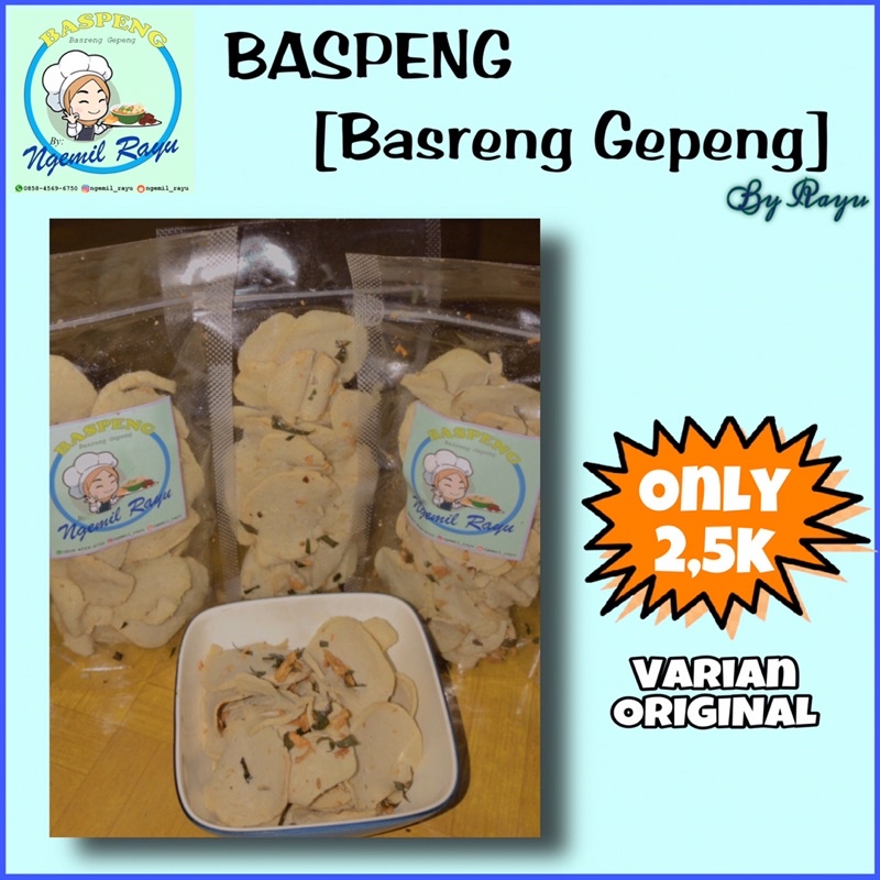 

BASPENG / Basreng / Baspeng Gepeng / Basreng Ikan / Original / Harga Termurah dan Mewah / Ngerayu