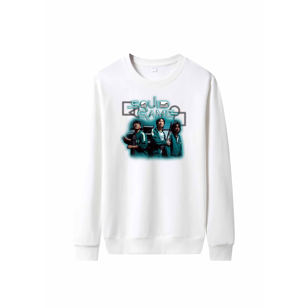 Sweater Pria Squad Squid Game Crewneck Pria M - XXL