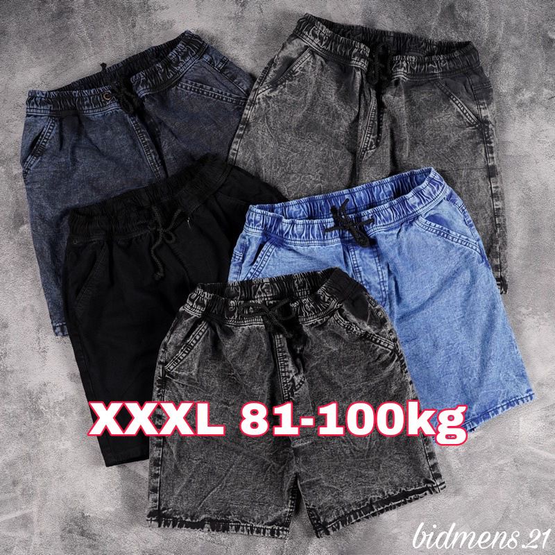 [BISA COD] Celana Jenas Pendek Big Size / Jeans Pendek