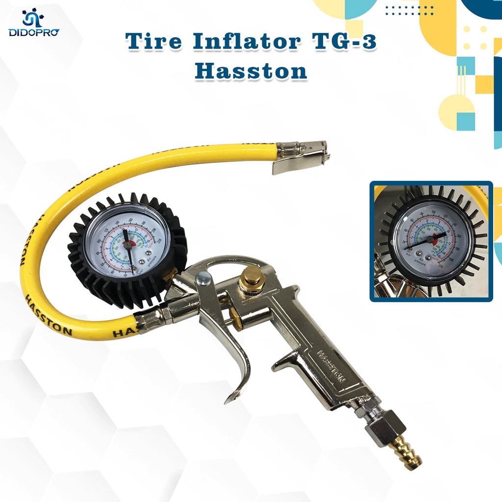 HASSTON PROHEX TIRE INFLATOR TG-3 AIR PRESSUR GUN REG 4680-100