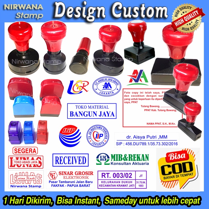 

Stempel Custom / Stempel Logo / Stempel Nama