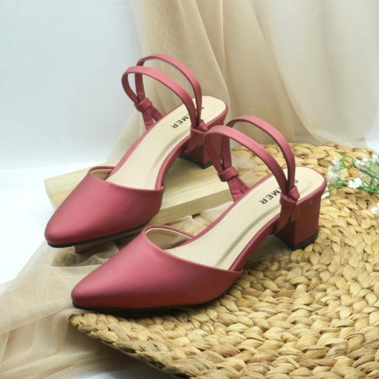 SARMER - FILINE HEELS MAROON