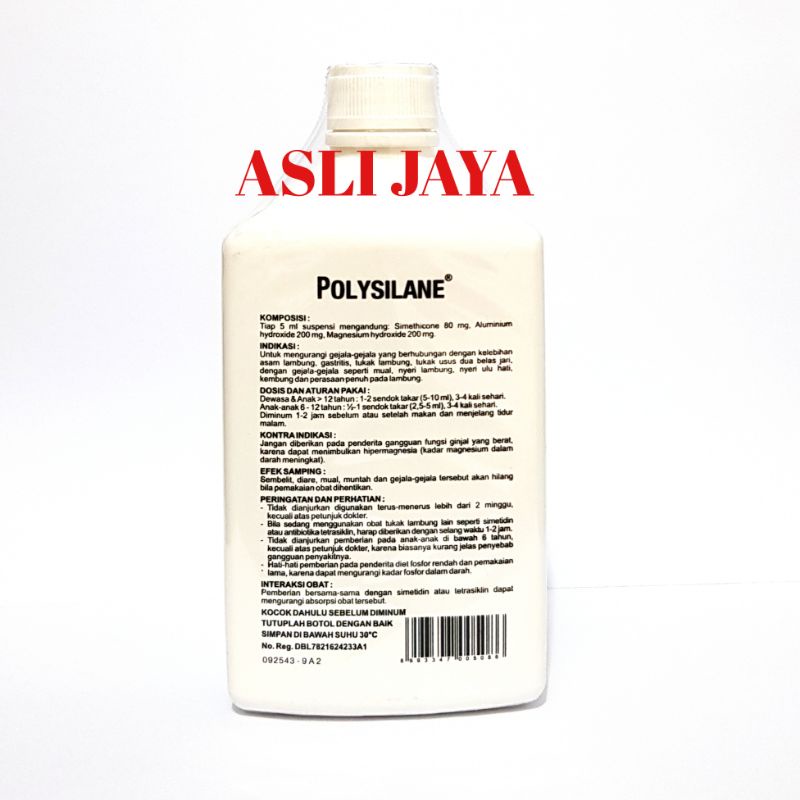 Polysilane Cair 100ml - Obat Maag dan Anti Kembung