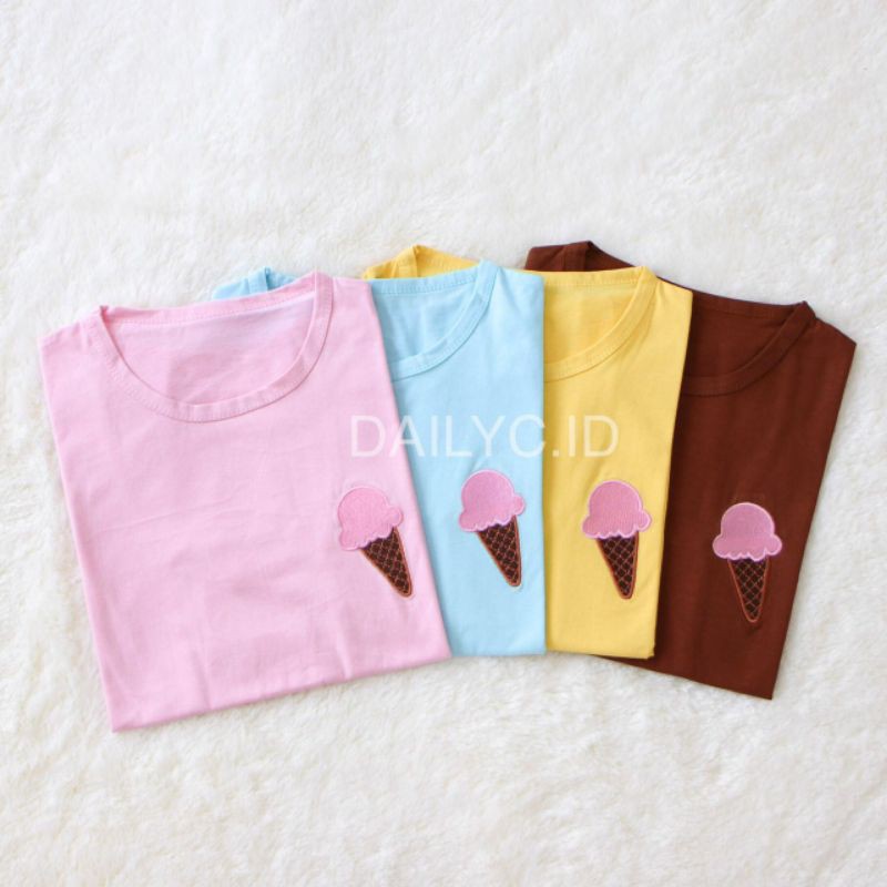 Kaos Wanita - Ice Cream