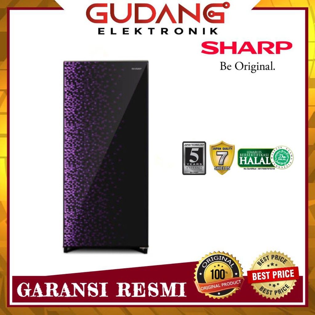 LEMARI ES 1 PINTU SHARP SJX 185 MG KULKAS SHARP SJ185MG