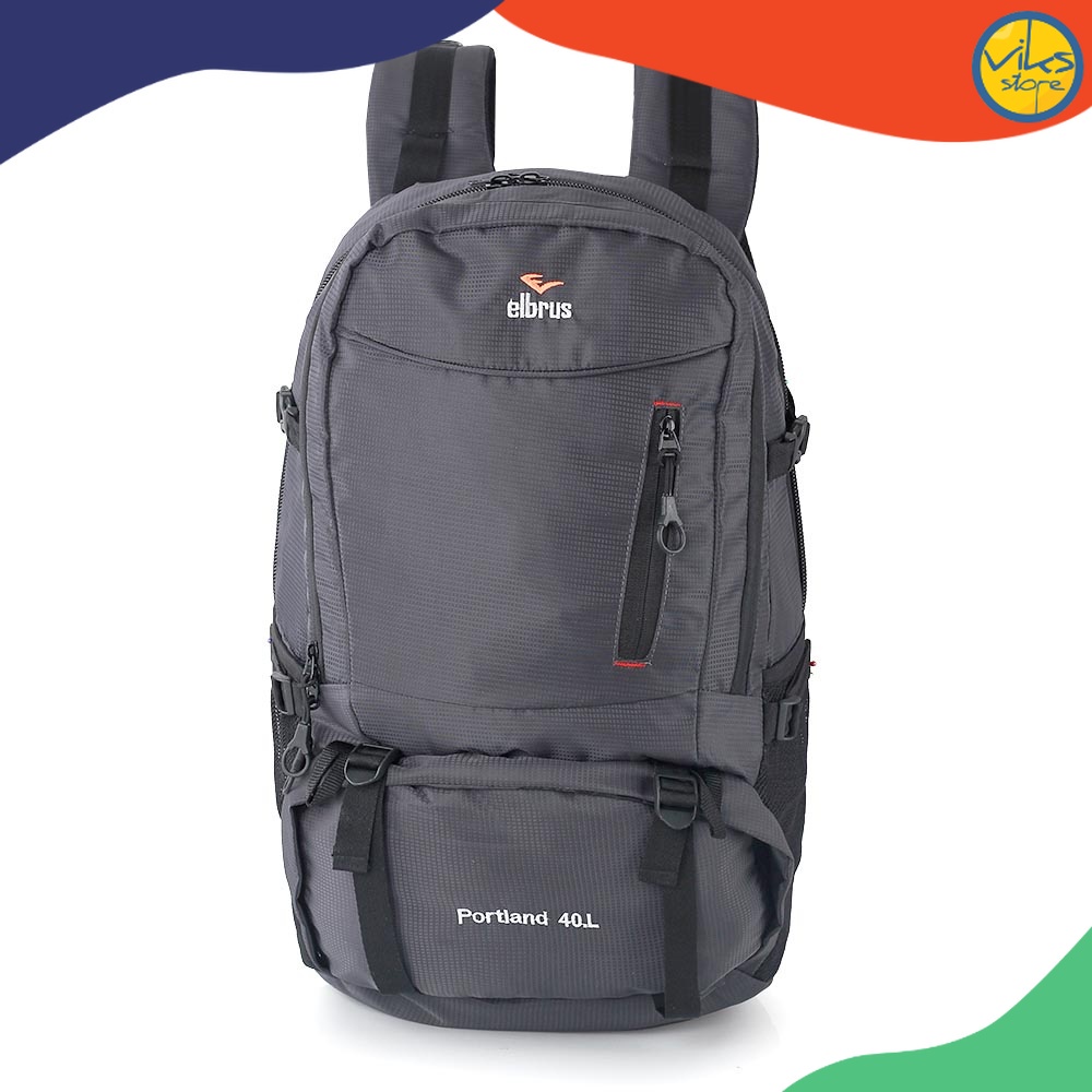 Tas Gunung Hiking Backpack Adventure Murah 40L Liter Semi Carrier Tas Semi Keril Murah Original Elbrus Portland