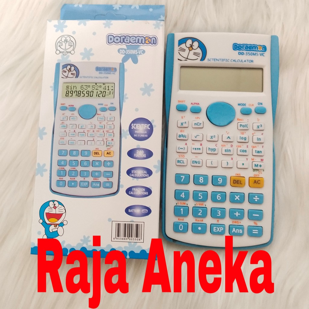 

RB Kalkulator ILMIAH SCIENTIFIC doraemon dan Hello Kitty KARAKTER 350 SCIENTIFIC / ILMIAH / SAINS /