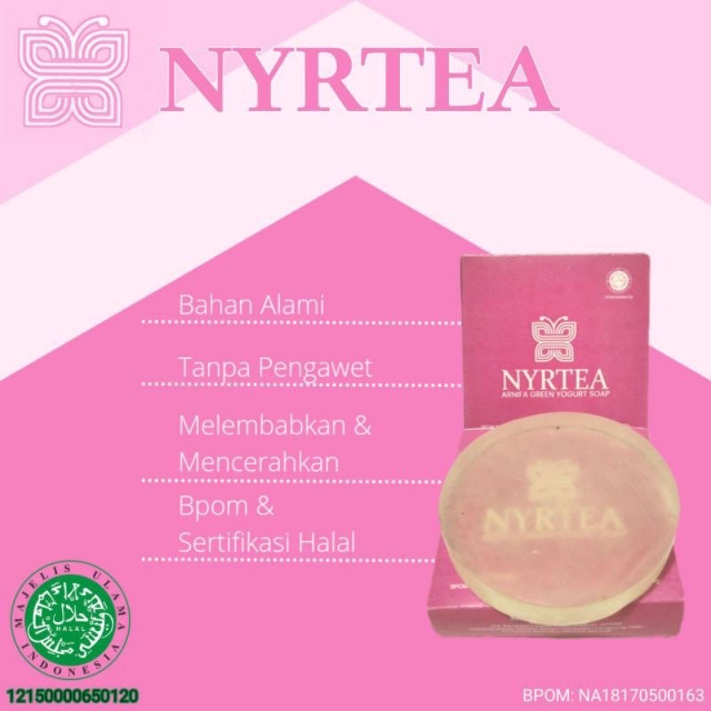 Sabun Nyrtea sabun pemutih badan Original