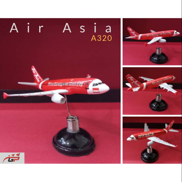 Miniatur Pesawat Per AIR ASIA