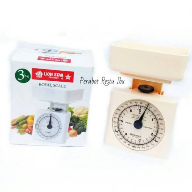 Timbangan kue lion star 3 kg