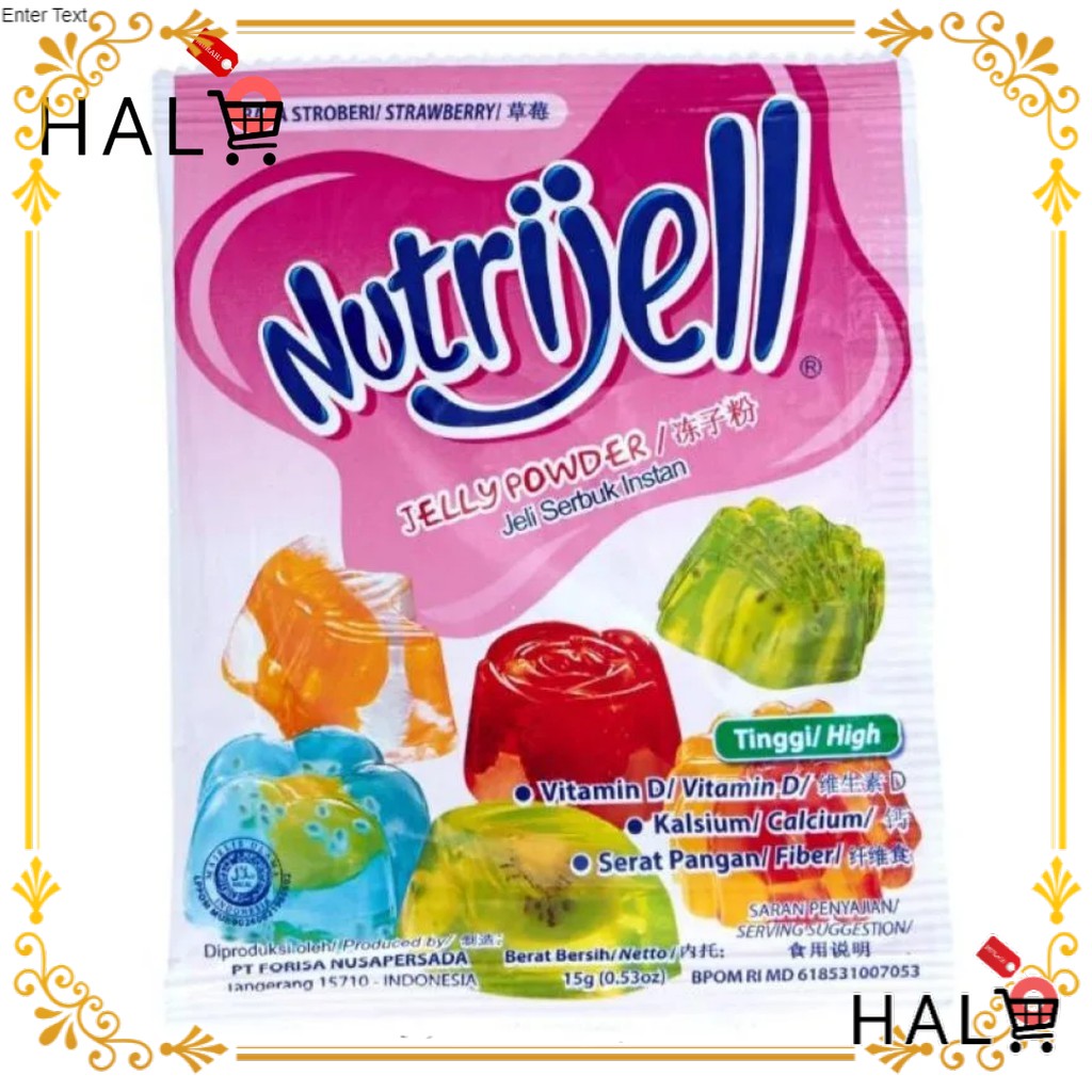 

NUTRIJELL STRAWBERRY 15 GR